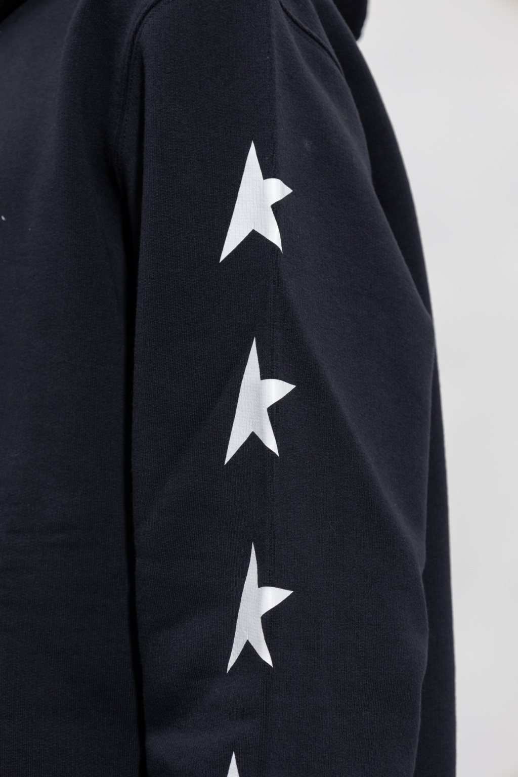 Black Hoodie with logo Golden Goose - SchaferandweinerShops